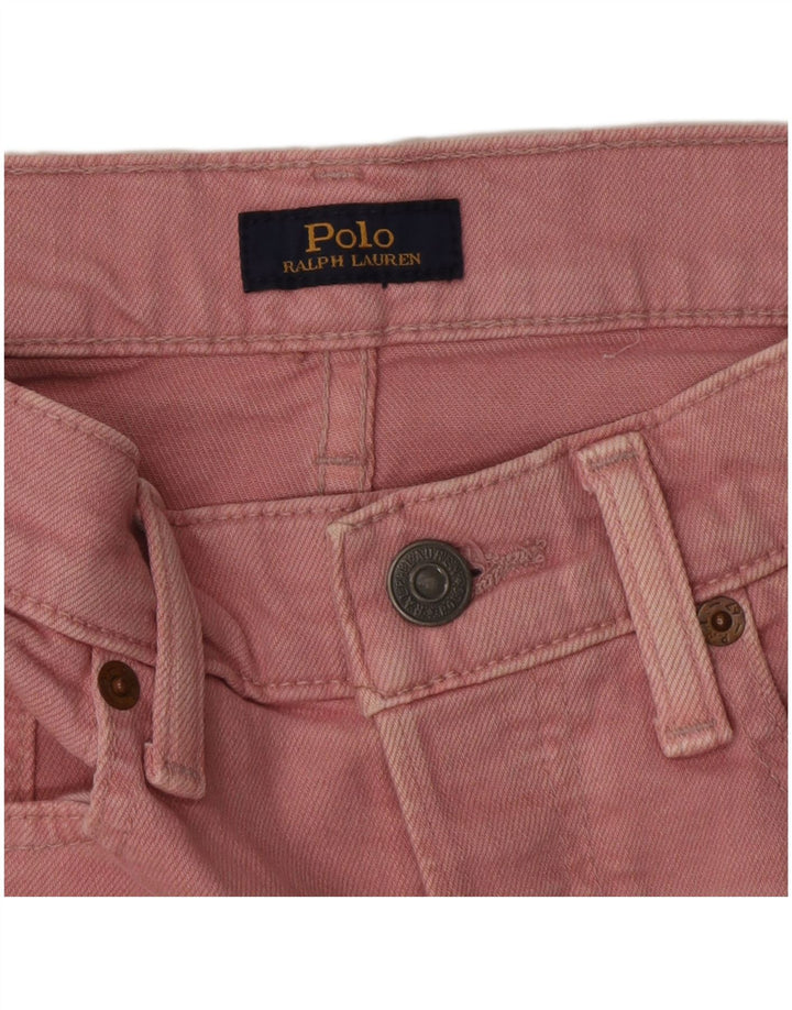 Jeans slim da donna Ralph Lauren W28 L29 Rosa