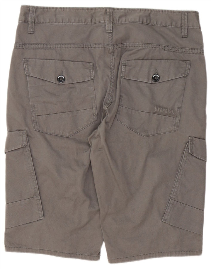 Pantaloncini cargo da uomo Angelo Litrico W34 Large in cotone grigio