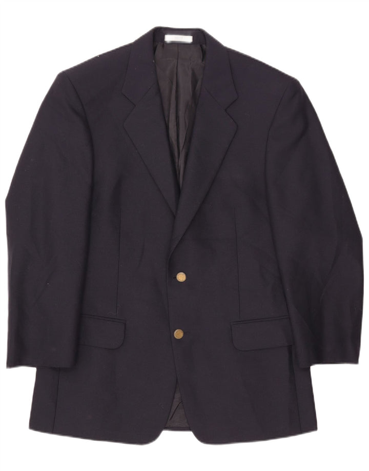 Giacca blazer a 2 bottoni da uomo Marks & Spencer UK 38 medio blu navy