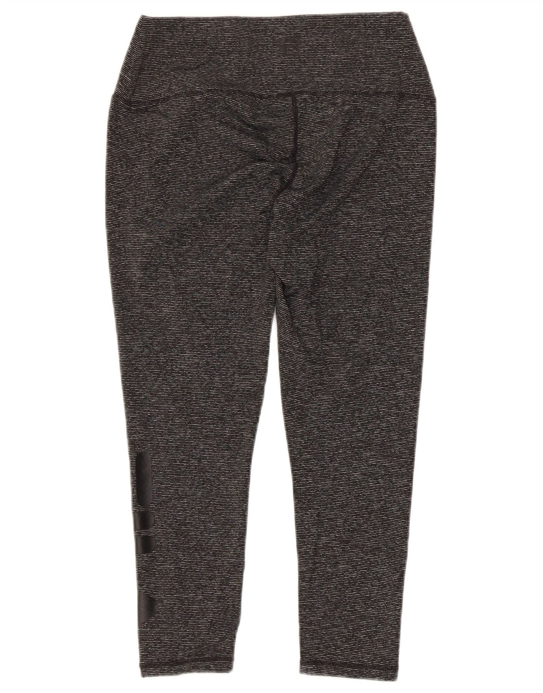 FILA Leggings Capri con grafica da donna UK 10 Piccolo poliestere gessato grigio
