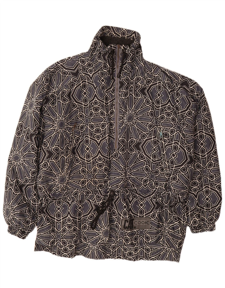 CAPITOLO Giacca anorak grafica da uomo COOK UK 42 XL Grigio geometrico