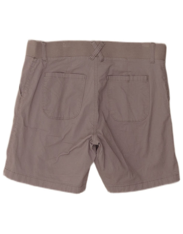 Pantaloncini chino Lee Riders a vita media da donna US 12 Large W34 cotone grigio
