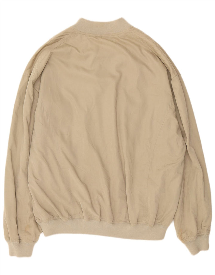 Giubbotto bomber da uomo Navigare UK 42 XL Beige viscosa