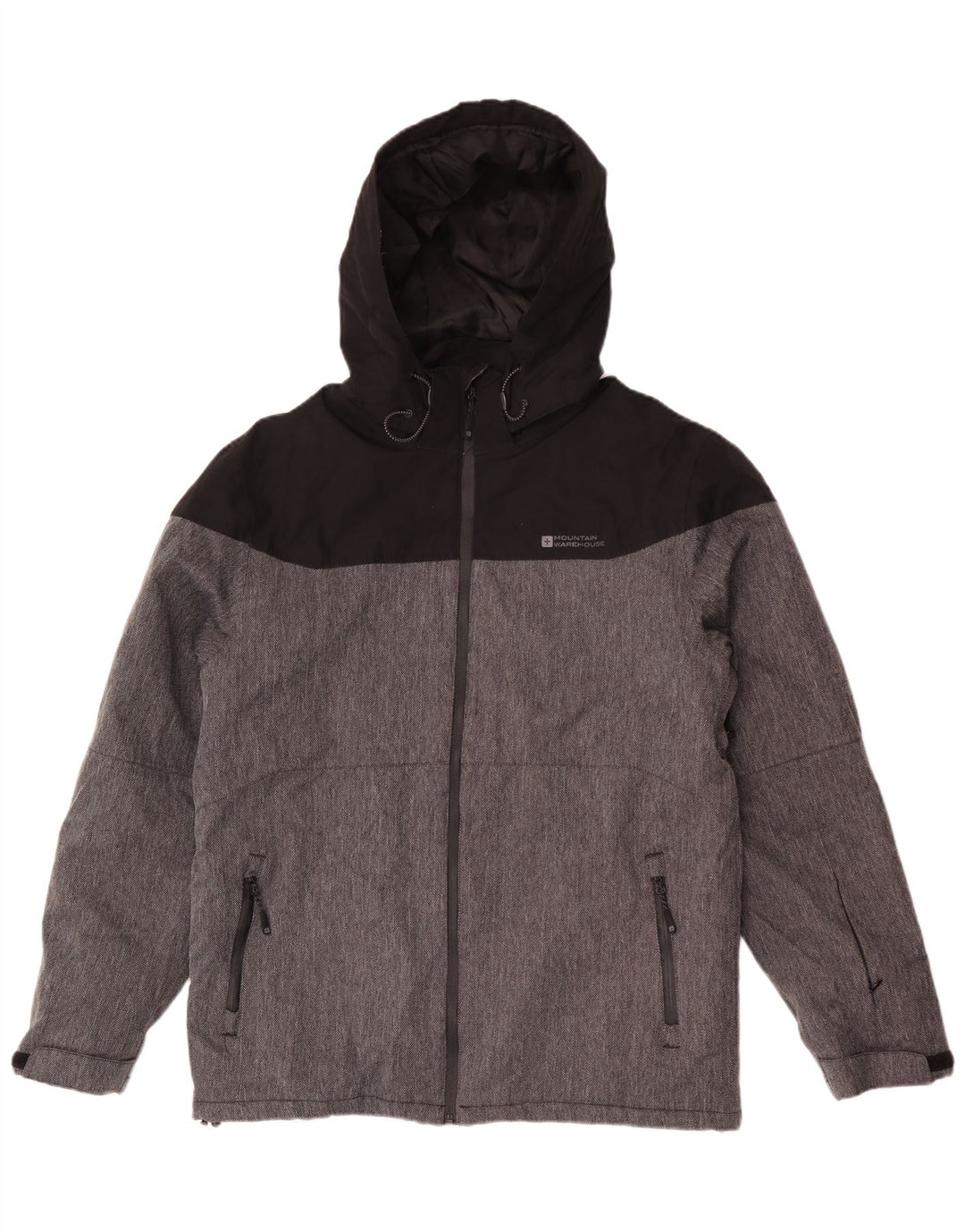 Giacca a vento da uomo Mountain Warehouse UK 38 Blocco colore grigio medio