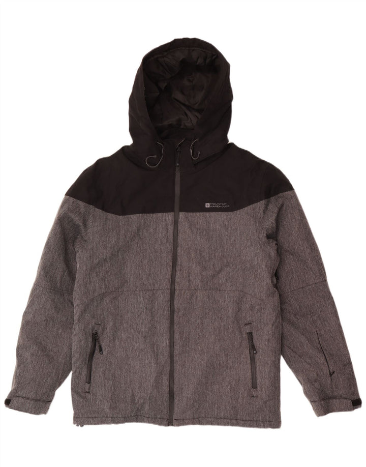 Giacca a vento da uomo Mountain Warehouse UK 38 Blocco colore grigio medio