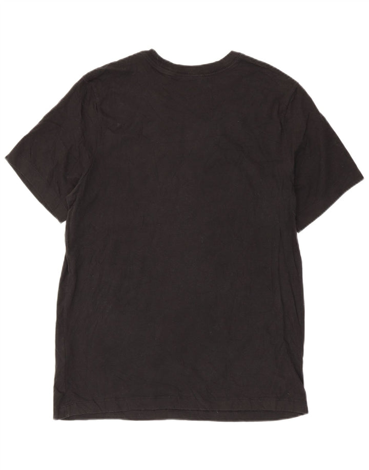 T-shirt grafica da uomo Nike Top in cotone nero medio