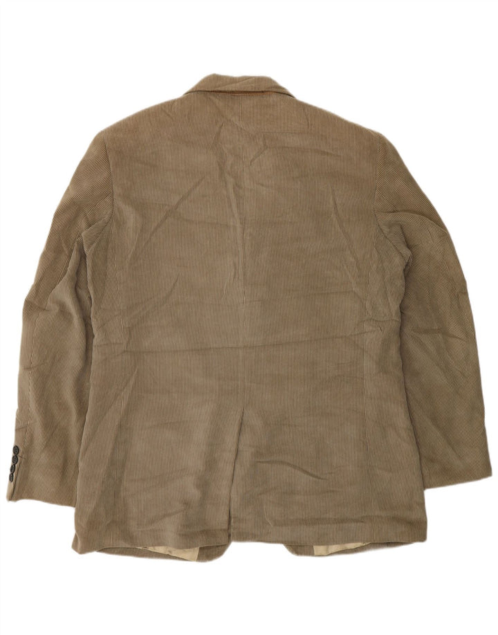 Giacca blazer a 3 bottoni da donna Marks & Spencer UK 42 XL Beige classica