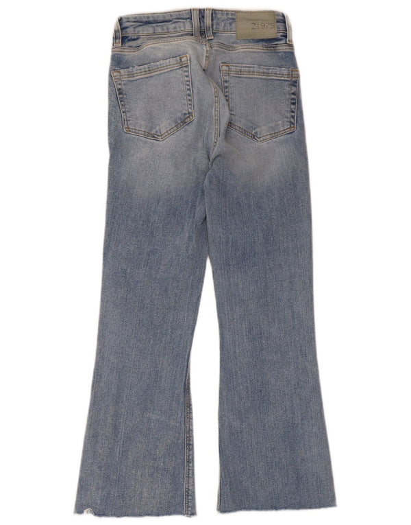 Jeans svasati da donna Zara EU 34 2XS W24 L24 Blu