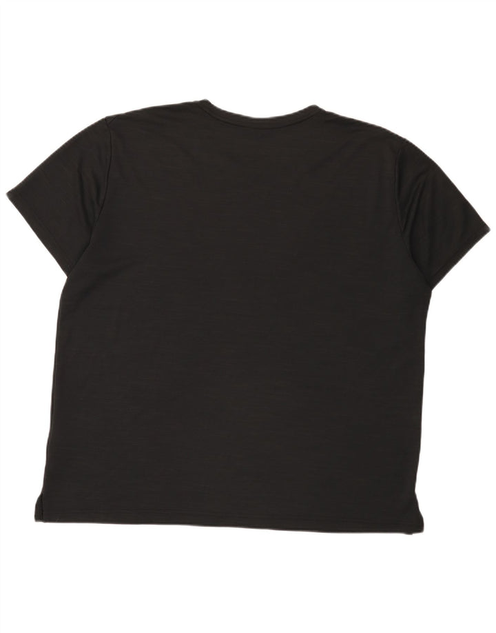 T-shirt Nike da uomo Dri Fit Top XL poliestere chiazzato nero