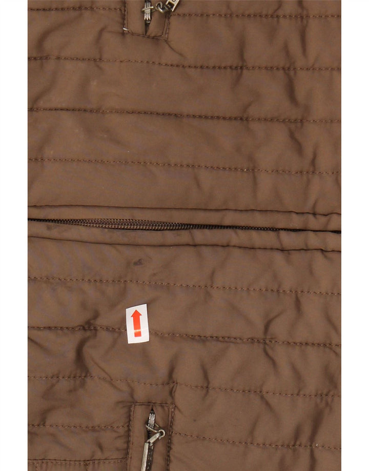 Giacca imbottita da donna PACO UK 14 Poliestere marrone medio