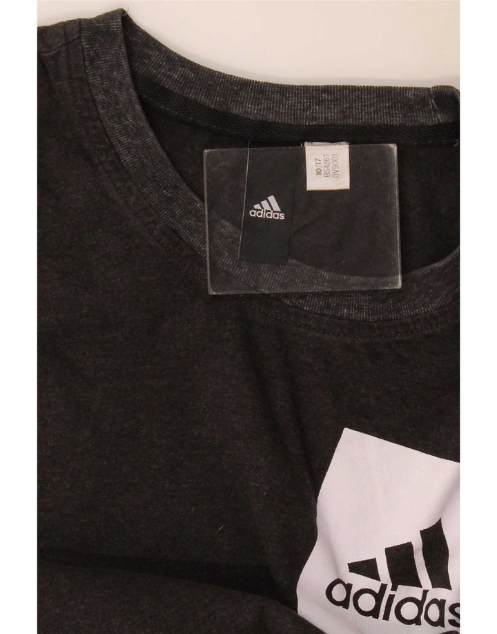 Maglietta Adidas da uomo Top media nera