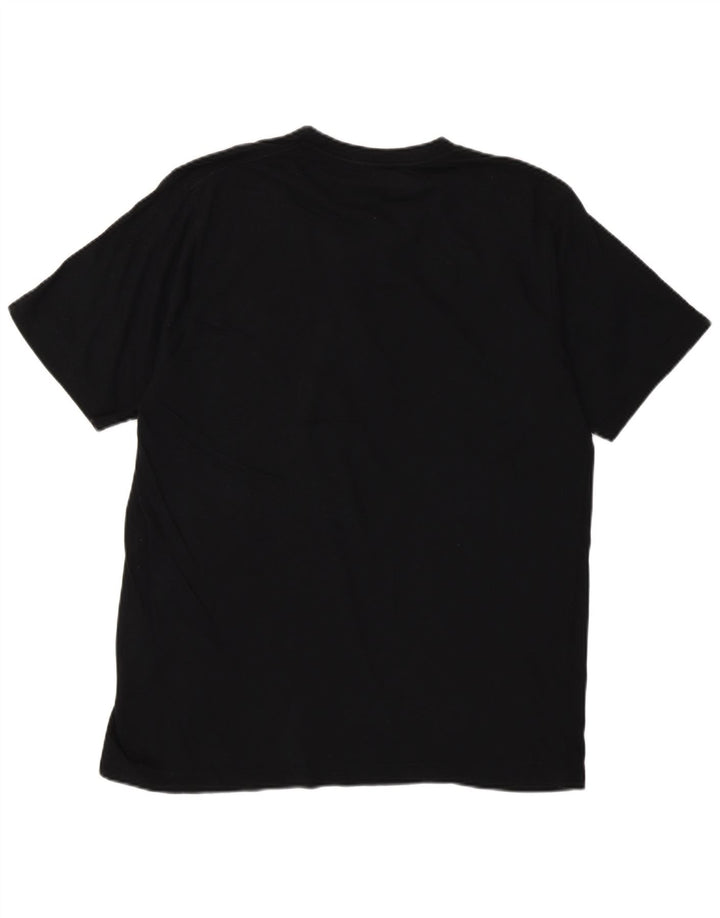 T-shirt da uomo Dkny Top grande in cotone nero