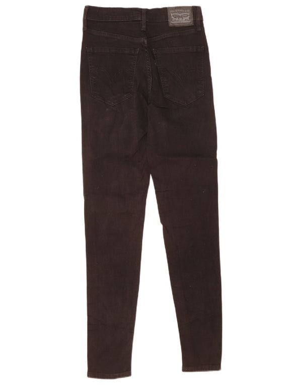 Jeans Levi's Mile High Super Skinny da donna W26 L30 cotone nero
