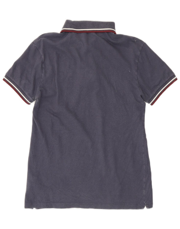 Polo Fred Perry da uomo leggera ed elasticizzata, piccola, in cotone a righe blu navy