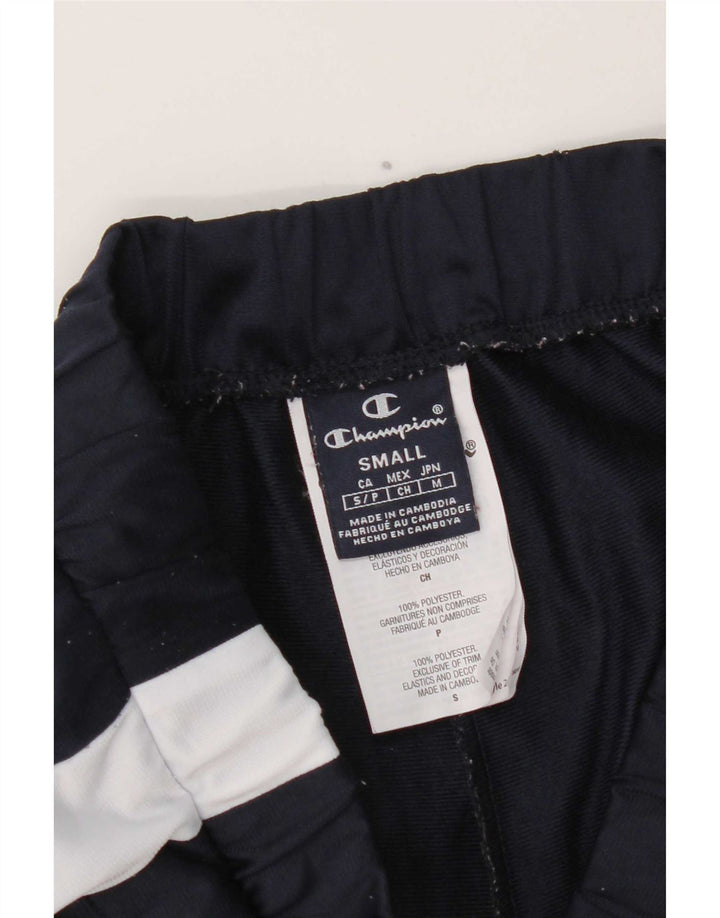 Pantaloni da tuta con grafica Champion da uomo piccoli color block blu navy