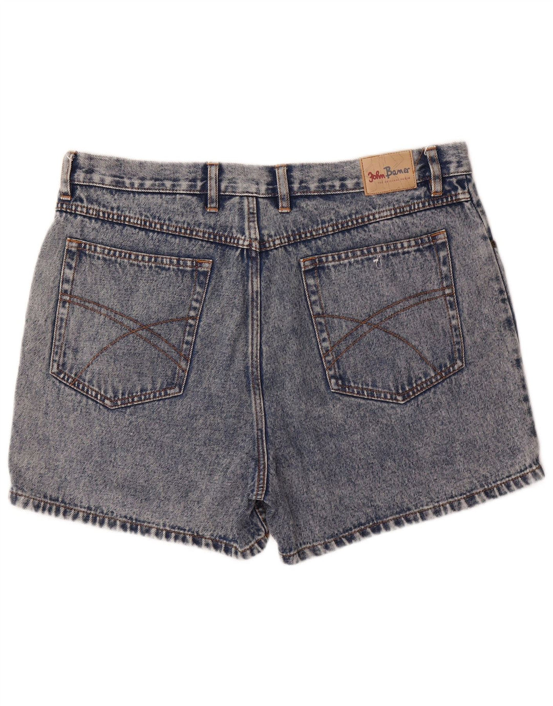 Pantaloncini di jeans da uomo John Baner W38 XL in cotone blu