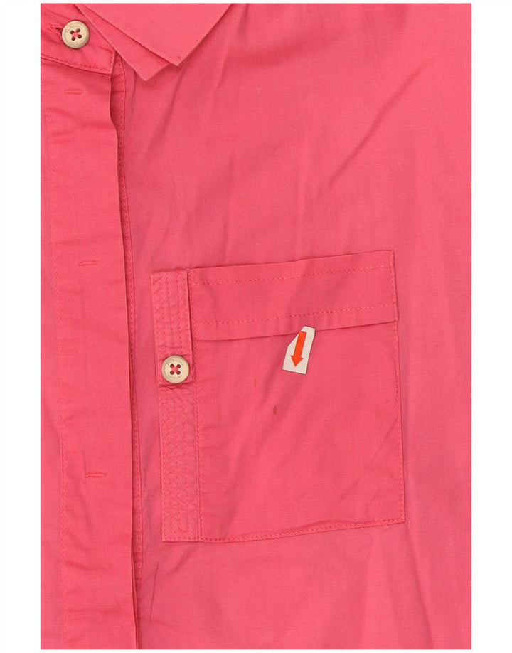 Maglia pullover con maniche a 3/4 da donna Jeckerson UK 10 piccola in cotone rosa