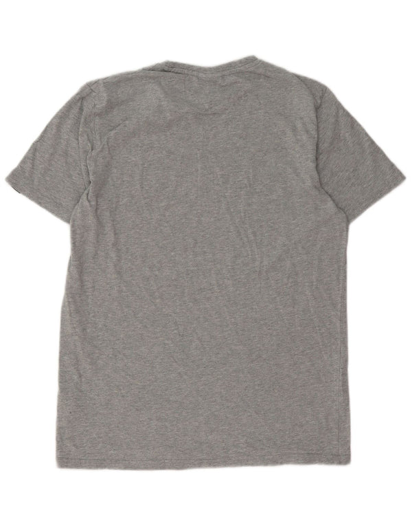 T-shirt grafica da uomo Ellesse Top in cotone grigio medio