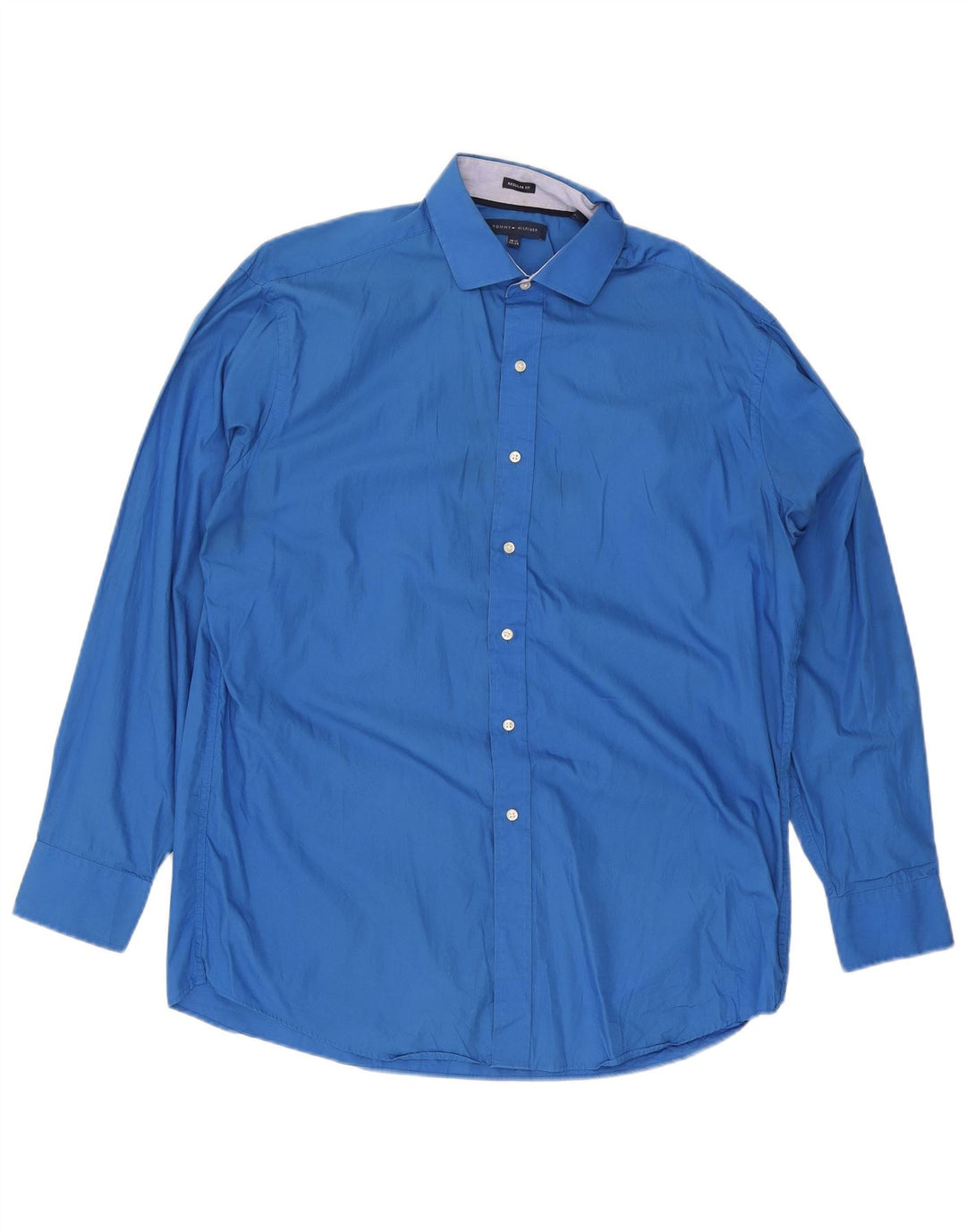 Camicia da uomo vestibilità regolare Tommy Hilfiger taglia 16 1/2 grande blu