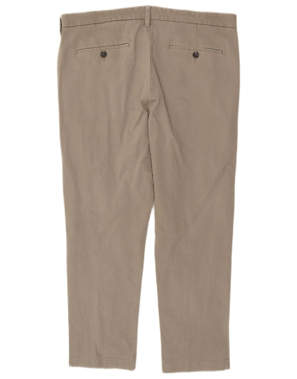 Pantaloni chino slim fit da uomo Marks & Spencer W36 L26 cotone beige