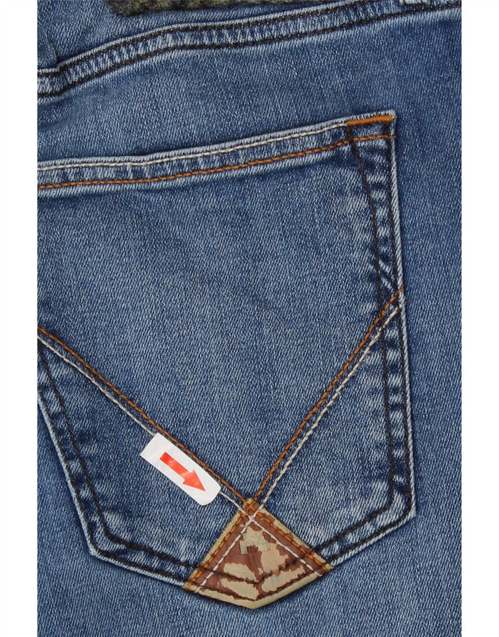 Jeans dritti da donna Roy Rogers W32 L30 cotone blu