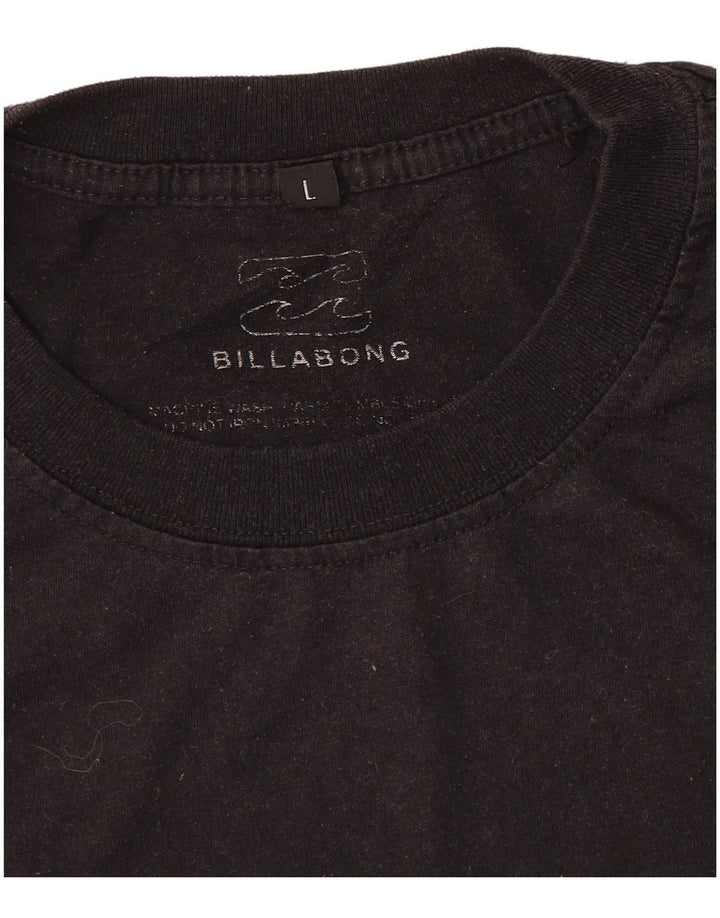 Maglietta grafica da donna Billabong Top UK 16 Large Nera