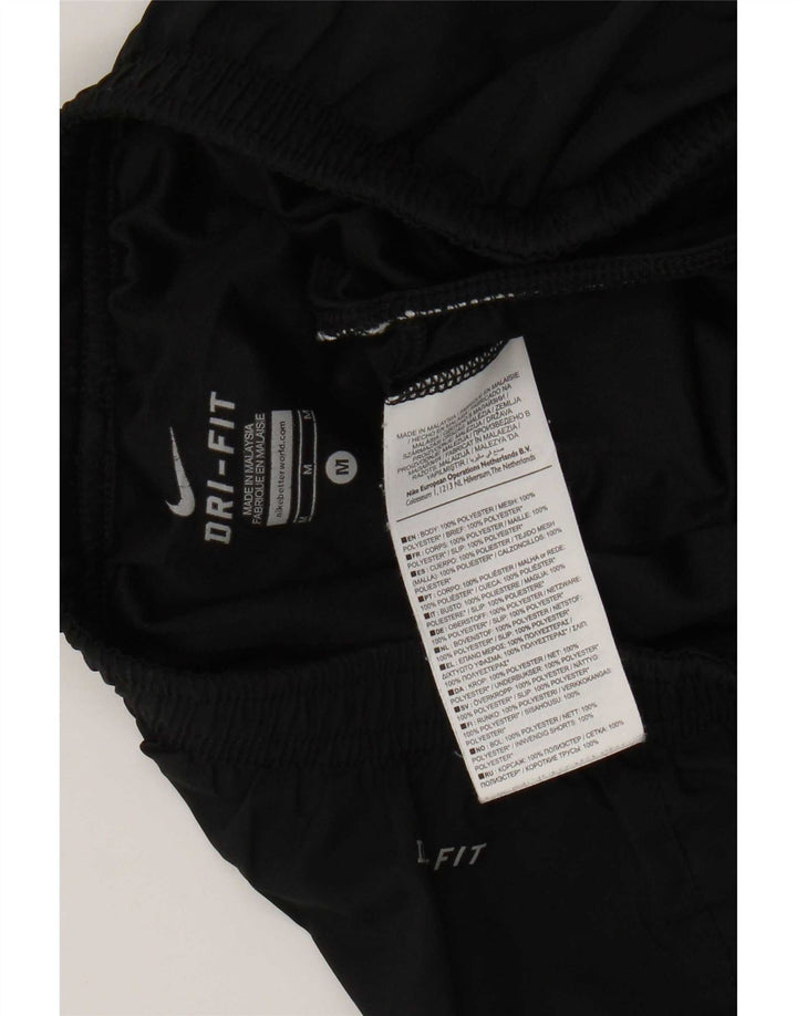 Pantaloncini sportivi Nike Dri Fit da uomo, colore nero medio, in poliestere color block