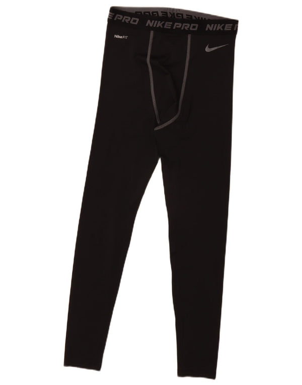 Leggings grafici da uomo Nike UK 39/41 poliestere nero medio
