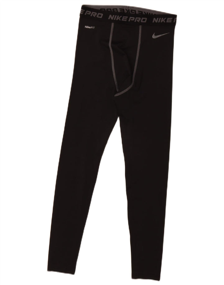 Leggings grafici da uomo Nike UK 39/41 poliestere nero medio