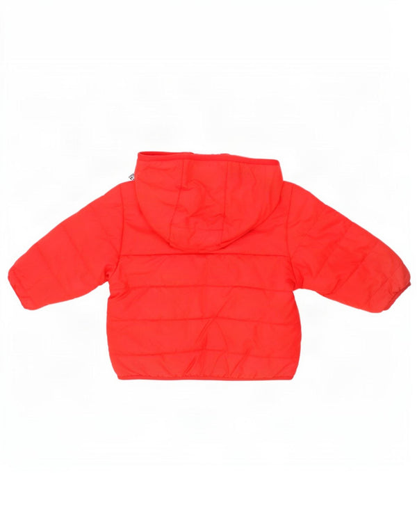Giacca imbottita con cappuccio Adidas da bambino 3-6 mesi in poliestere rosso