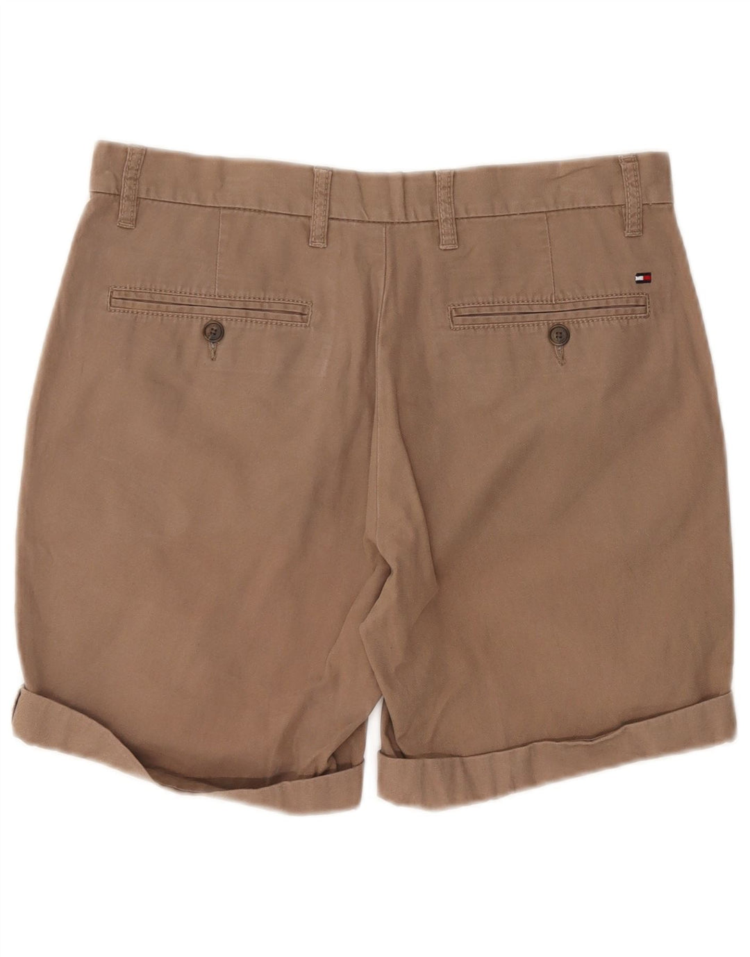 Pantaloncini chino da uomo Tommy Hilfiger W32 cotone beige medio