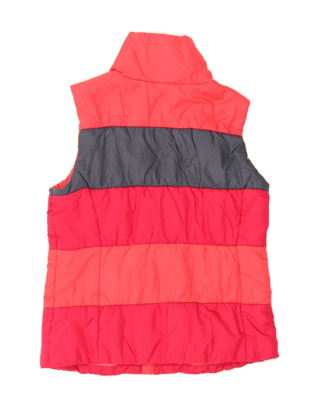 PUMA Womens Padded Gilet UK 10 Small Red Colourblock Polyester Vintage Puma and Second-Hand Puma from Messina Hembry 