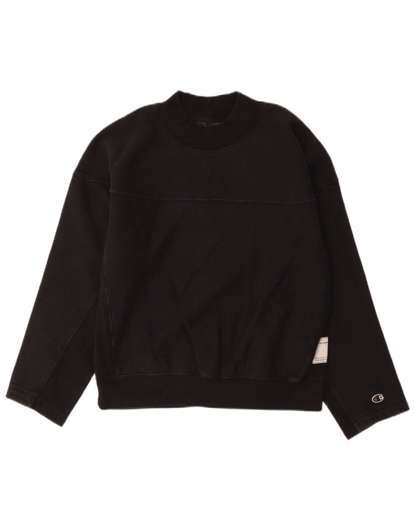 Felpa da donna Champion Jumper UK 18 XL cotone nero