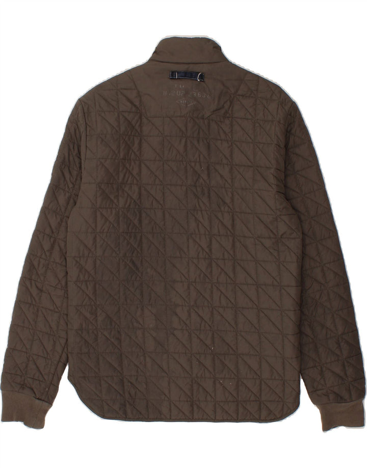 REPLAY Womens Quilted Jacket UK 14 Medium Grey Polyamide Vintage Replay and Second-Hand Replay from Messina Hembry 