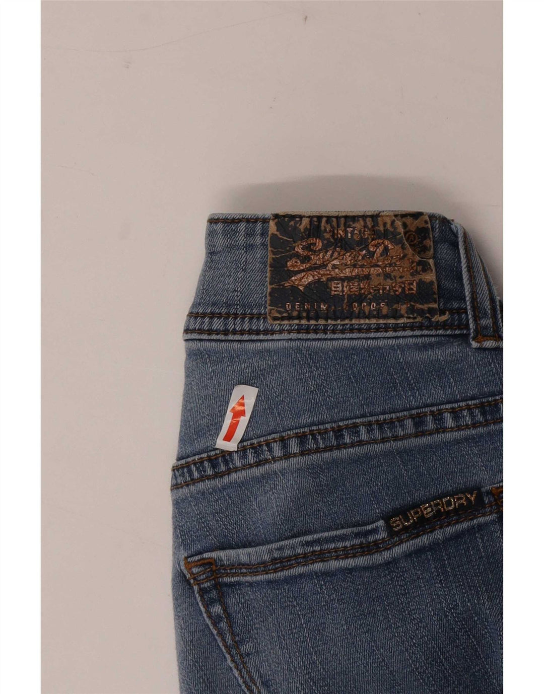 Jeans slim a sigaretta da donna Superdry W30 L32 Blu