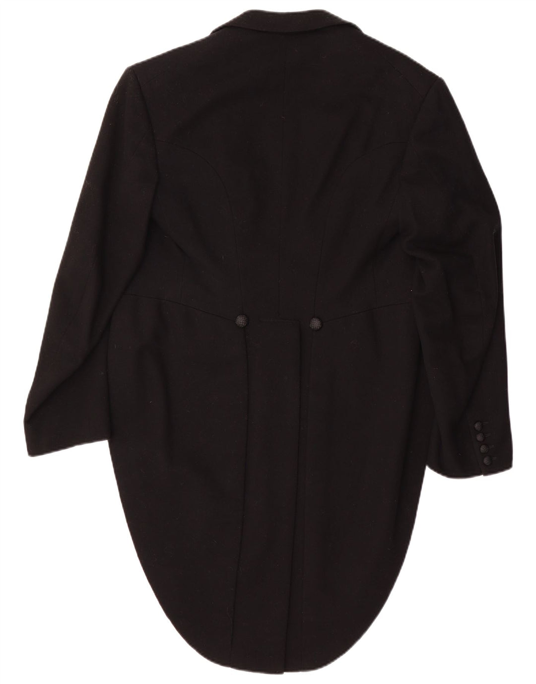 Giacca blazer frac da uomo vintage UK 36 piccola nera