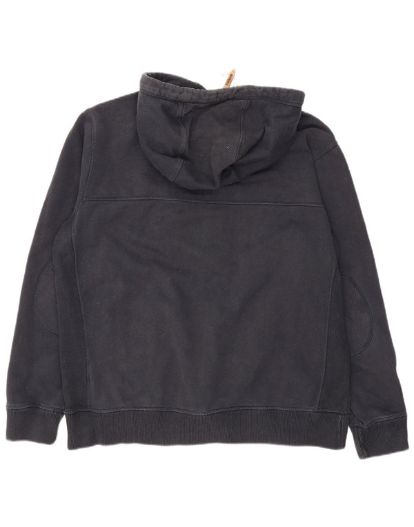 Felpa con cappuccio e zip da uomo Fat Face XL in cotone blu navy
