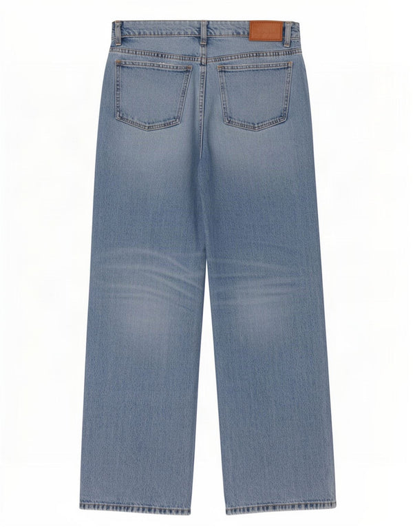 Jeans dritti da donna Zara EU 36 XS W26 L29 Blu