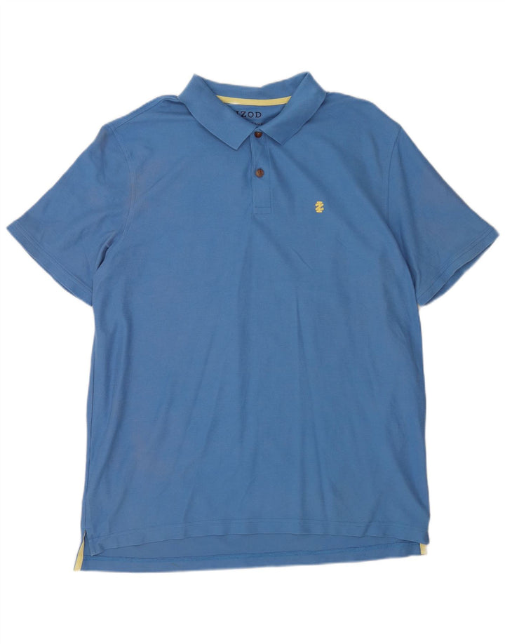Polo da uomo Izod XL in cotone blu
