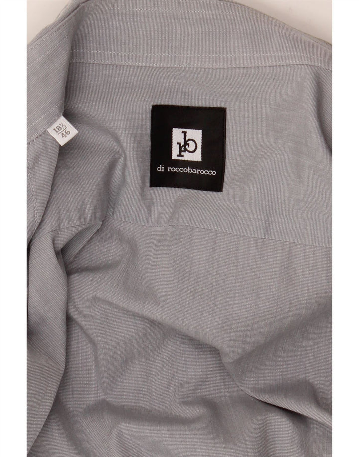 Camicia da uomo Roccobarocco Taglia 46 18 1/2 2XL Grigia
