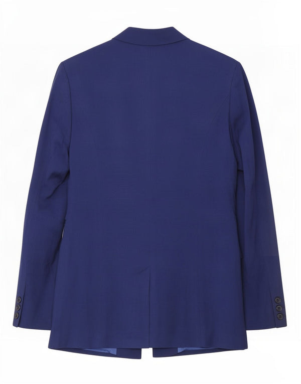 Giacca blazer da donna a 1 bottone Reiss UK 8 piccola viscosa blu