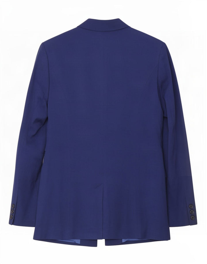 Giacca blazer da donna a 1 bottone Reiss UK 8 piccola viscosa blu