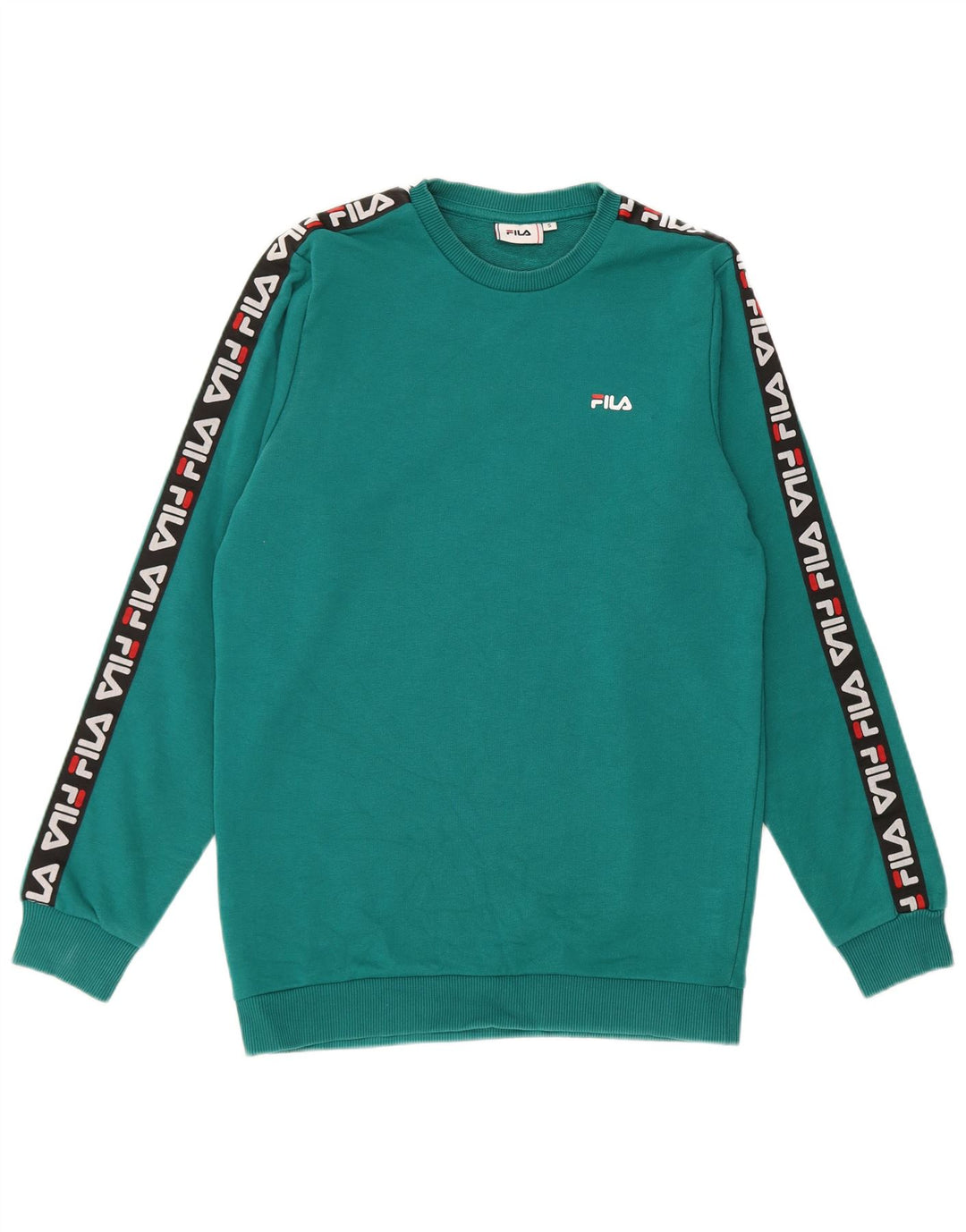 Fila Felpa grafica da uomo Maglione piccolo cotone verde