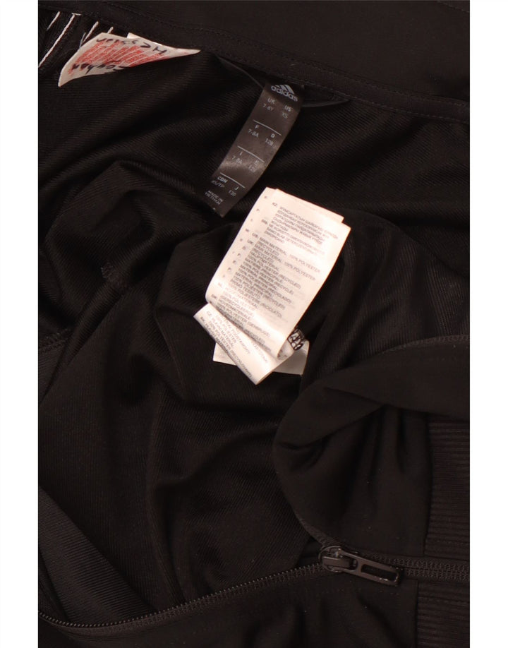 Giacca da tuta ADIDAS Aeroready per ragazzi 7-8 anni in poliestere nero