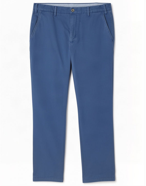 Gant Pantaloni chino dritti da uomo W34 L29 Blu Cotone