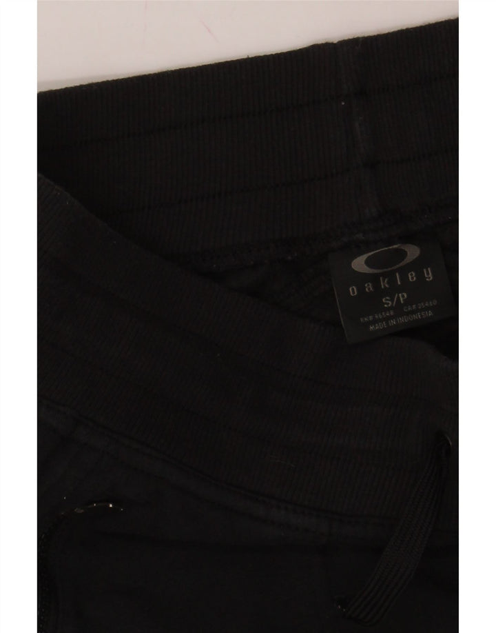 OAKLEY Mens Tracksuit Trousers Joggers Small Black Cotton Vintage Oakley and Second-Hand Oakley from Messina Hembry 