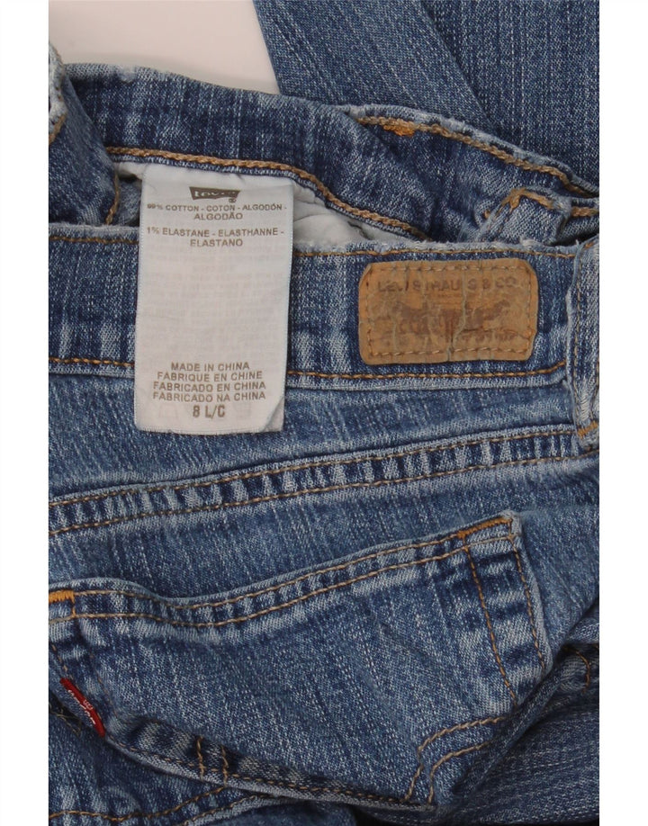 Jeans Levi's 515 Bootcut da donna US 8 medio W30 L34 cotone blu