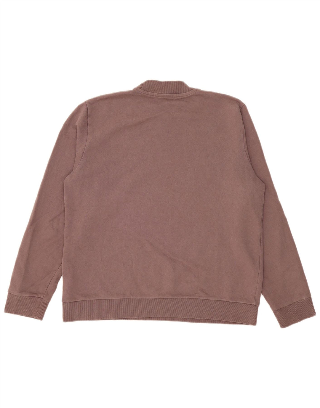 Cos Felpa da uomo Maglione grande in cotone marrone