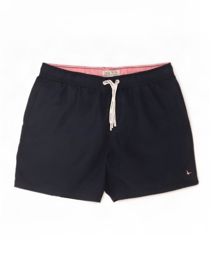 Pantaloncini da bagno da uomo Jack Wills medio poliestere blu navy
