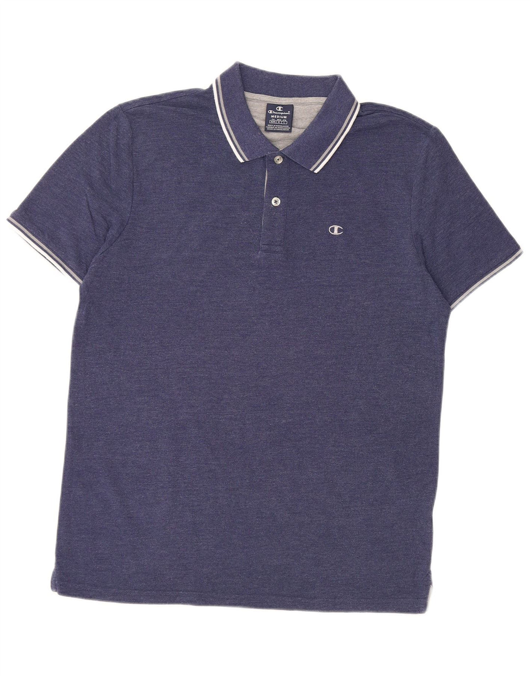 Polo da uomo CHAMPION media blu navy